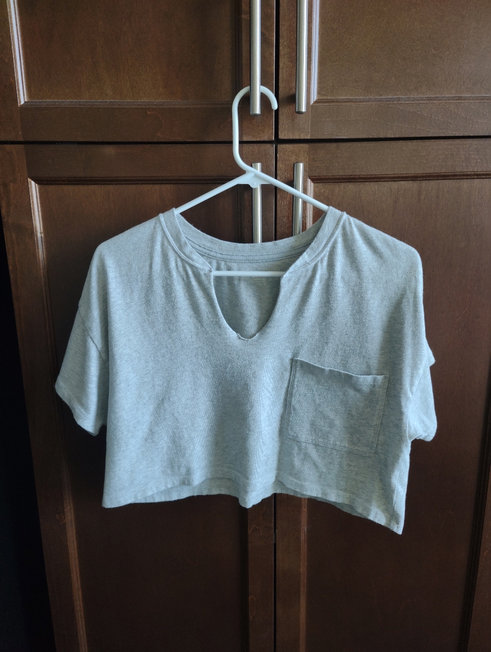 Aerie Rock N Roll Pocket Tee